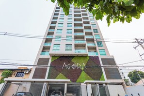 Voorkant van accommodatie