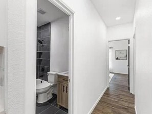 Towels, soap, toilet paper