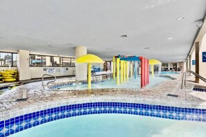 Indoor pool, a heated pool