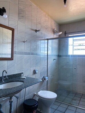 Towels, soap, toilet paper