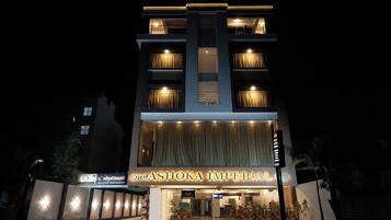 Majoituspaikan julkisivu