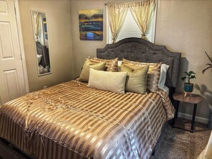 3 dormitorios, tabla de planchar con plancha, wifi y ropa de cama