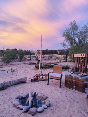 Overnattingsstedets uteområder