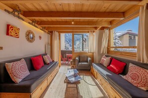 Living area - Résidence Grand Roc - Campanules 305, Argentière (Chamonix), France (Argentière (Chamonix))