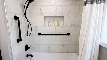 Hair dryer, towels