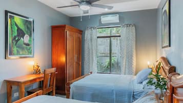 2 habitaciones, escritorio, tabla de planchar con plancha y wifi gratis