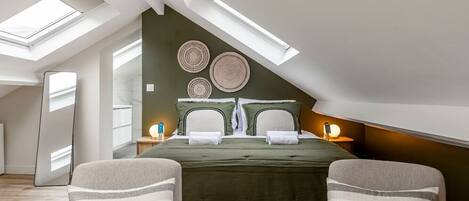 1 室のベッドルーム、アイロン / アイロン台、旅行用ベビーベッド、WiFi