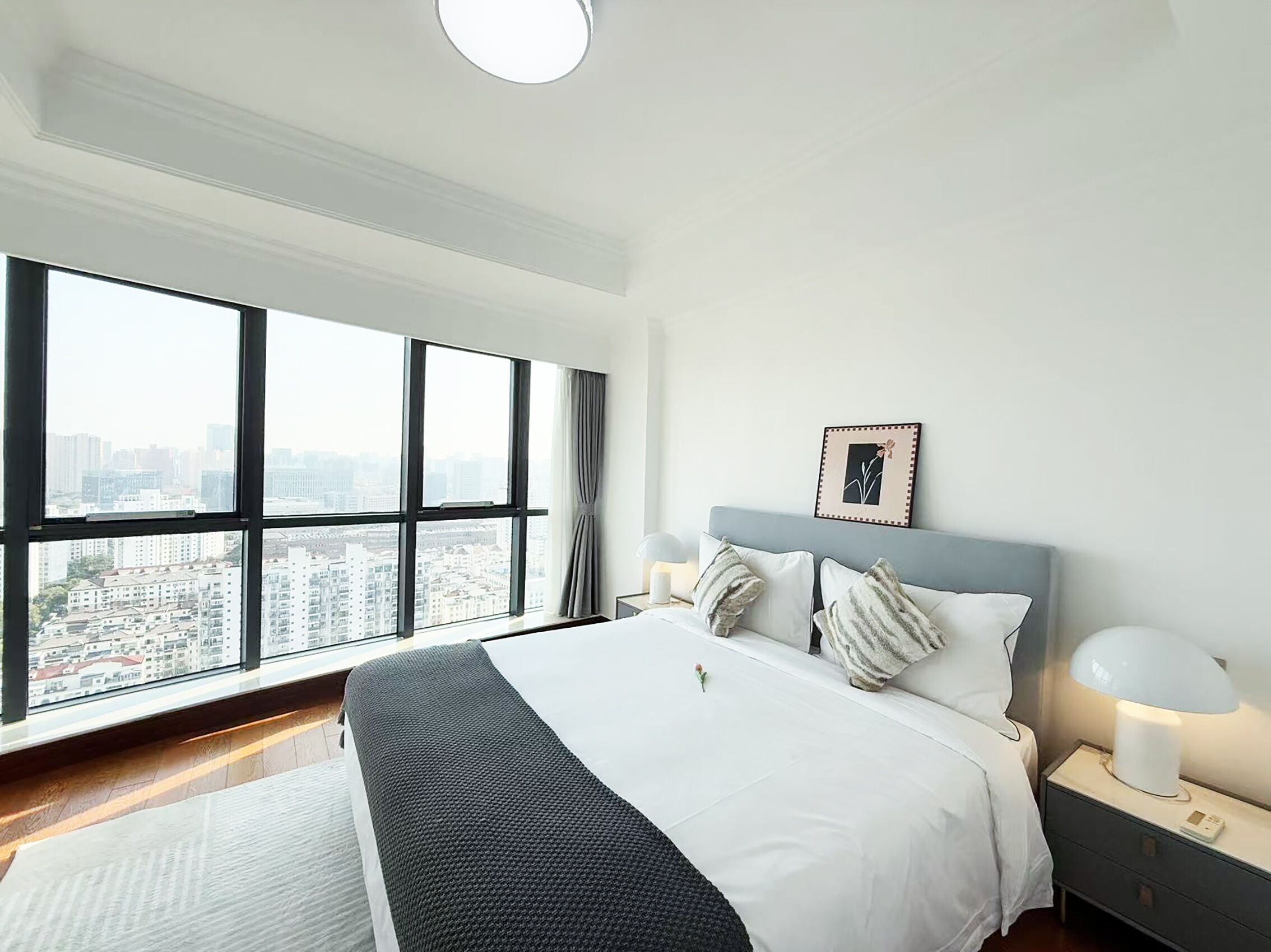 Luxury Apartment, 3 Bedrooms, Non Smoking, City View | Premium bedding, down duvets, blackout curtains, soundproofing