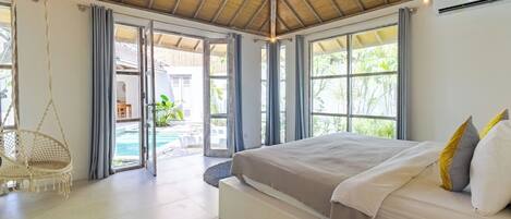 Villa, piscine privée | Vue de la chambre