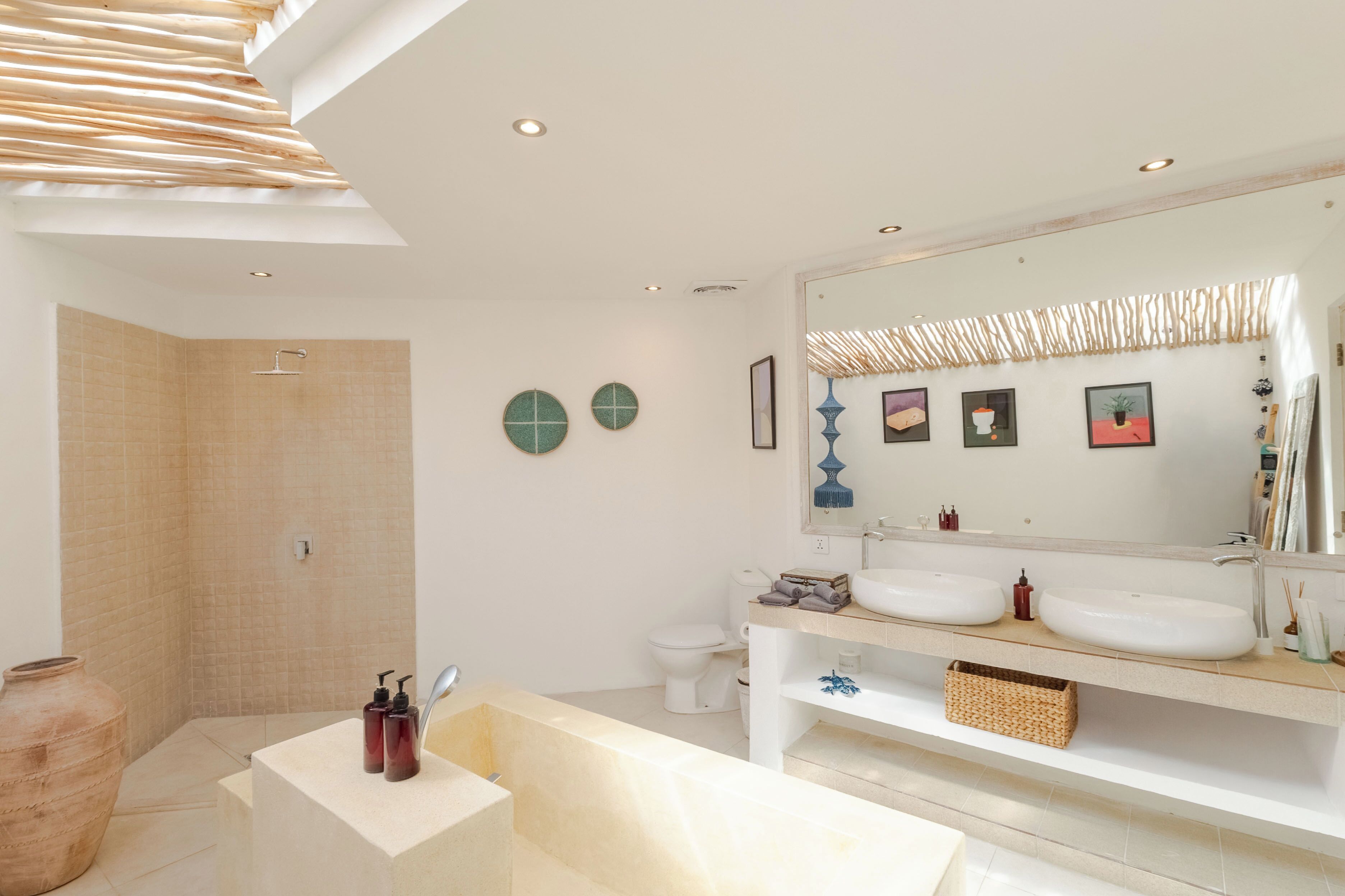 Villa, Private Pool | Bathroom | Free toiletries, hair dryer, towels, soap