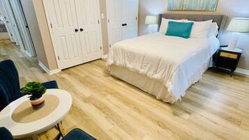 2 bedrooms, iron/ironing board, travel crib, WiFi