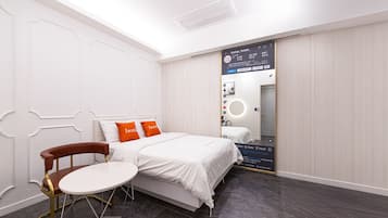Standard Room (design assigned at random) | Premium bedding, down comforters, memory foam beds, desk