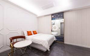 Standard Room (design assigned at random) | Premium bedding, down comforters, memory foam beds, desk - Insta Hotel - Main Branch (Suwon)