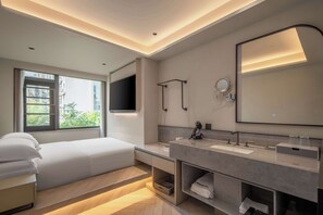 Exclusive Double Room, Balcony, City View | Minibar, desk, soundproofing, iron/ironing board - The Yume Hotel (Nanjing)