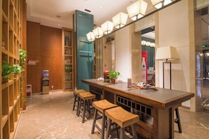 Sala de estar en el lobby