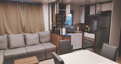 Relaxation, Holidays, Leisure in mobile home offering tranquility and evasion