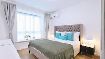 Comfort Apartment, 3 Bedrooms, Kitchen, City View | 3 bedrooms, premium bedding, down comforters, desk