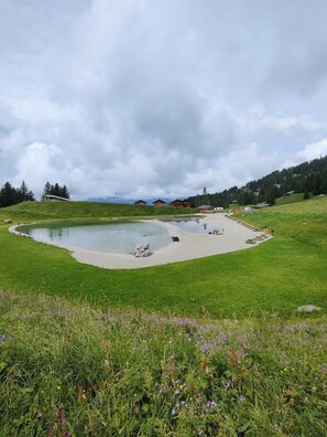 Beach - Aigle Royal is located right next to the Place de la Barboleuse, its shops and restaurants and not f (Gryon)