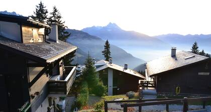 The apartment is located in Les Arsets, about 1 km from the departure point of the Fracherets ski li