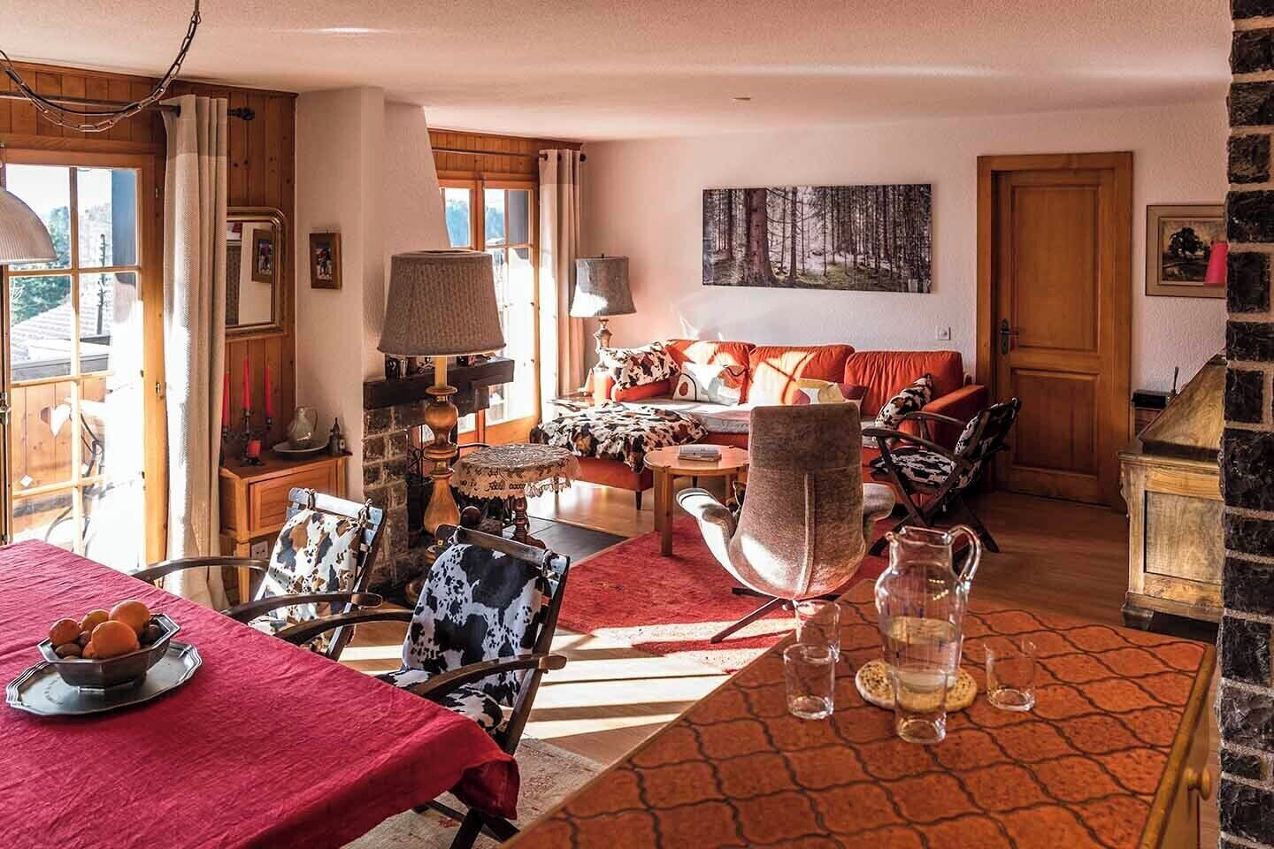 Télévision, cheminée