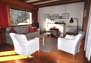 Fernseher, Kamin