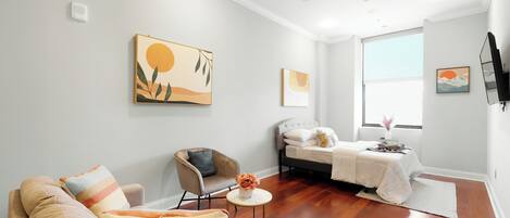 Bügeleisen/Bügelbrett, kostenloses WLAN, Bettwäsche, Rollstuhlgeeignet