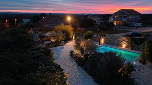 Exterior - 3-bedroom traditional stone house in charming Visočane with WiFi, AC. Book now (Visočane)