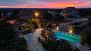 Pool - 3-bedroom traditional stone house in charming Visočane with WiFi, AC. Book now (Visočane)