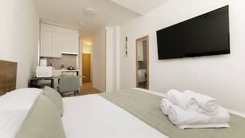 Strykjärn/strykbräda, gratis wi-fi och sängkläder