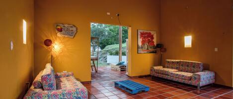 Suite Supérieure, vue montagne | Salle de séjour