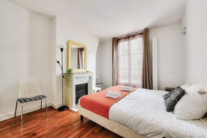 2 chambres, fer et planche Ă repasser, Wi-Fi, draps fournis