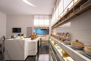 Desayuno buffet diario (CNY 38 por persona)