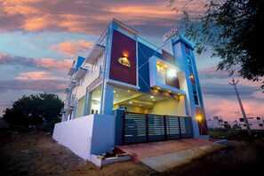 Fassade der Unterkunft