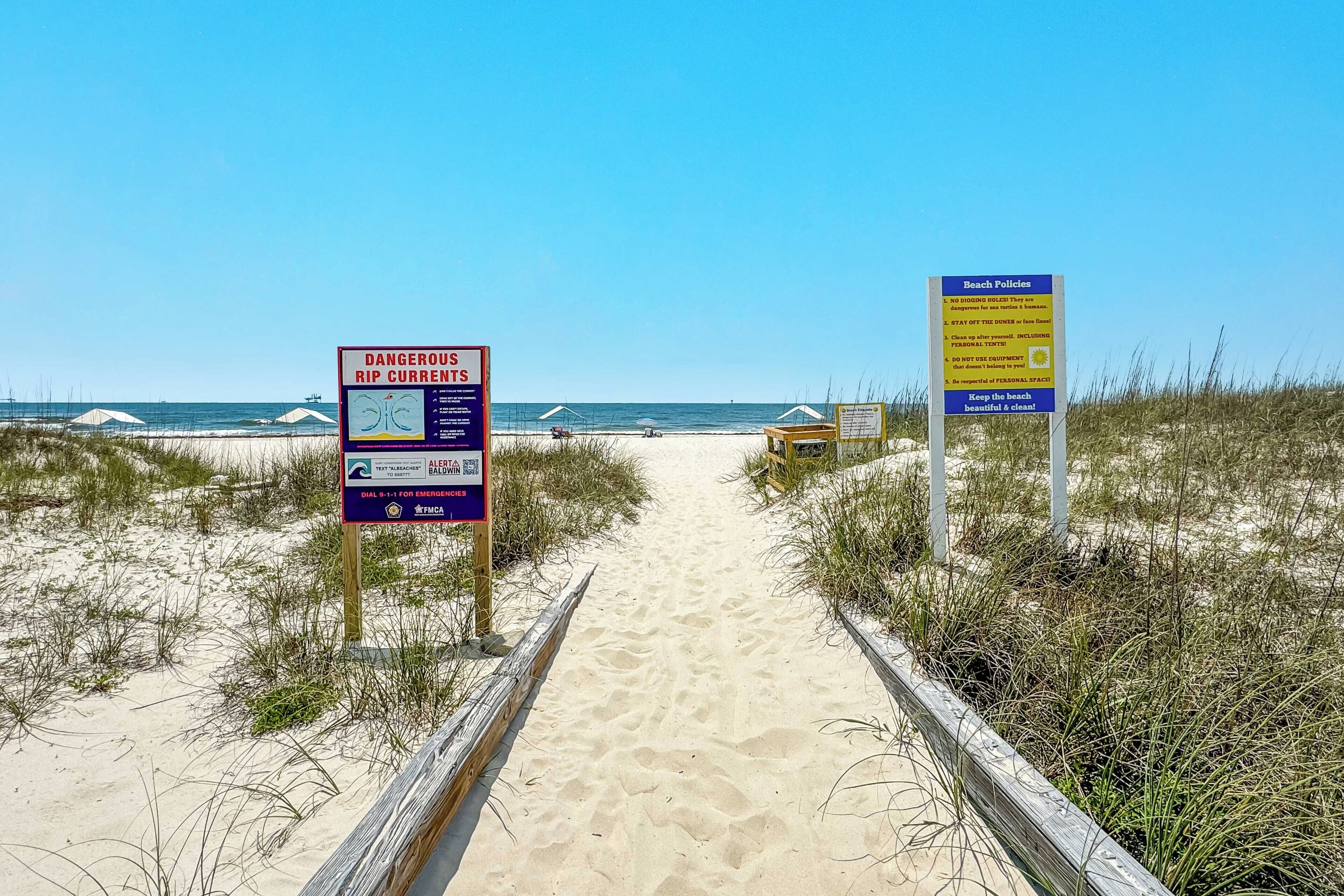 Beach nearby