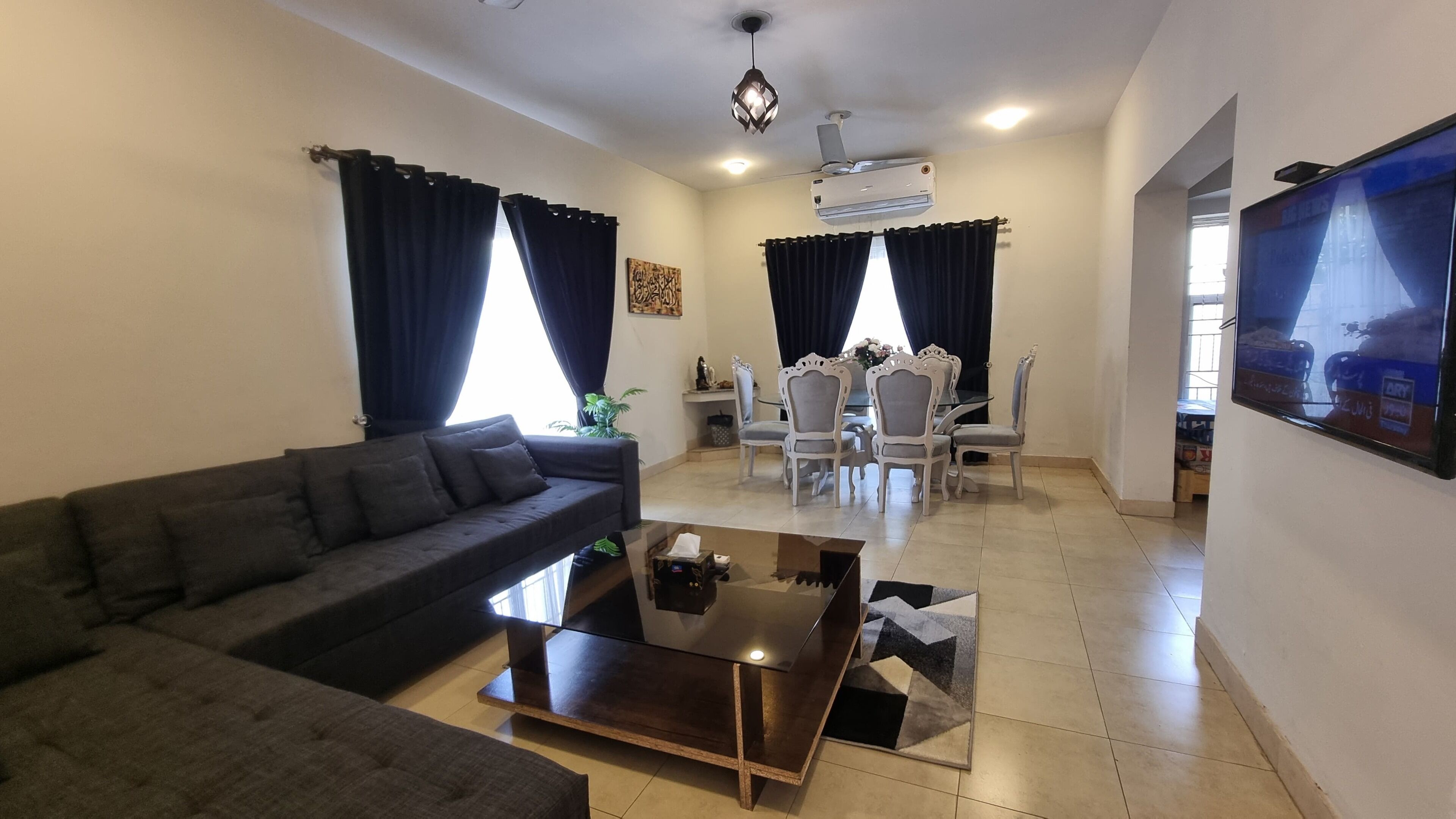 TV connectée, cheminée