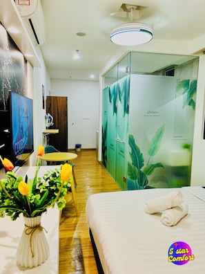 Strykejern/-brett, wi-fi og sengetøy