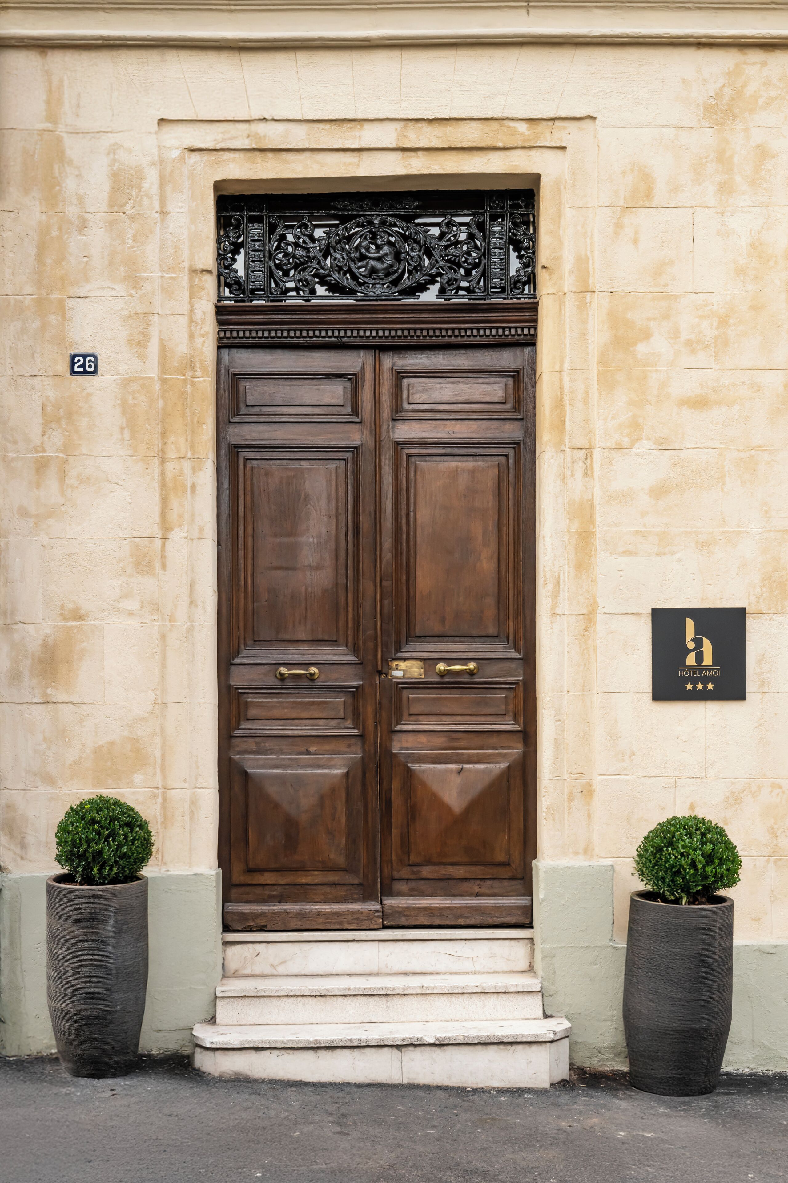 Facciata della struttura