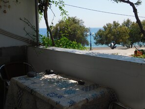 Appartement, 2 slaapkamers, uitzicht op zee | Balkon