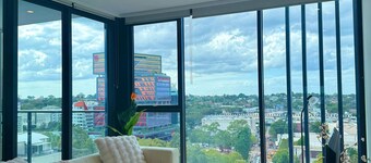 Located in heart of Bankstown and on top of the building with full of views.