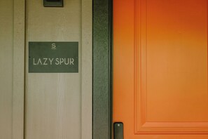 Exterior detail - The Lazy Spur at Gaines Ranch on the Square — Boutique Suite on Wimberley Square (Wimberley)