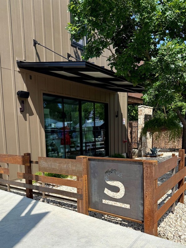 Exterior detail - Lazy Spur Suite at Gaines Ranch on the Square (Wimberley)