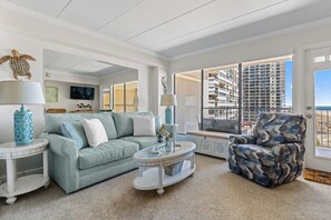 Smart TV - Bright Oceanfront Studio | Sleeps 4 w/ Pool Access (Ocean City)