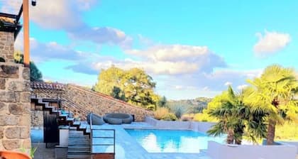 Maison de Luxe, piscine sel de magnésium, sauna , salle de sport . 5 personnes