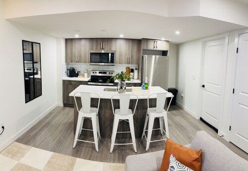 Coziest & Modern Basement Retreat East of Calgary