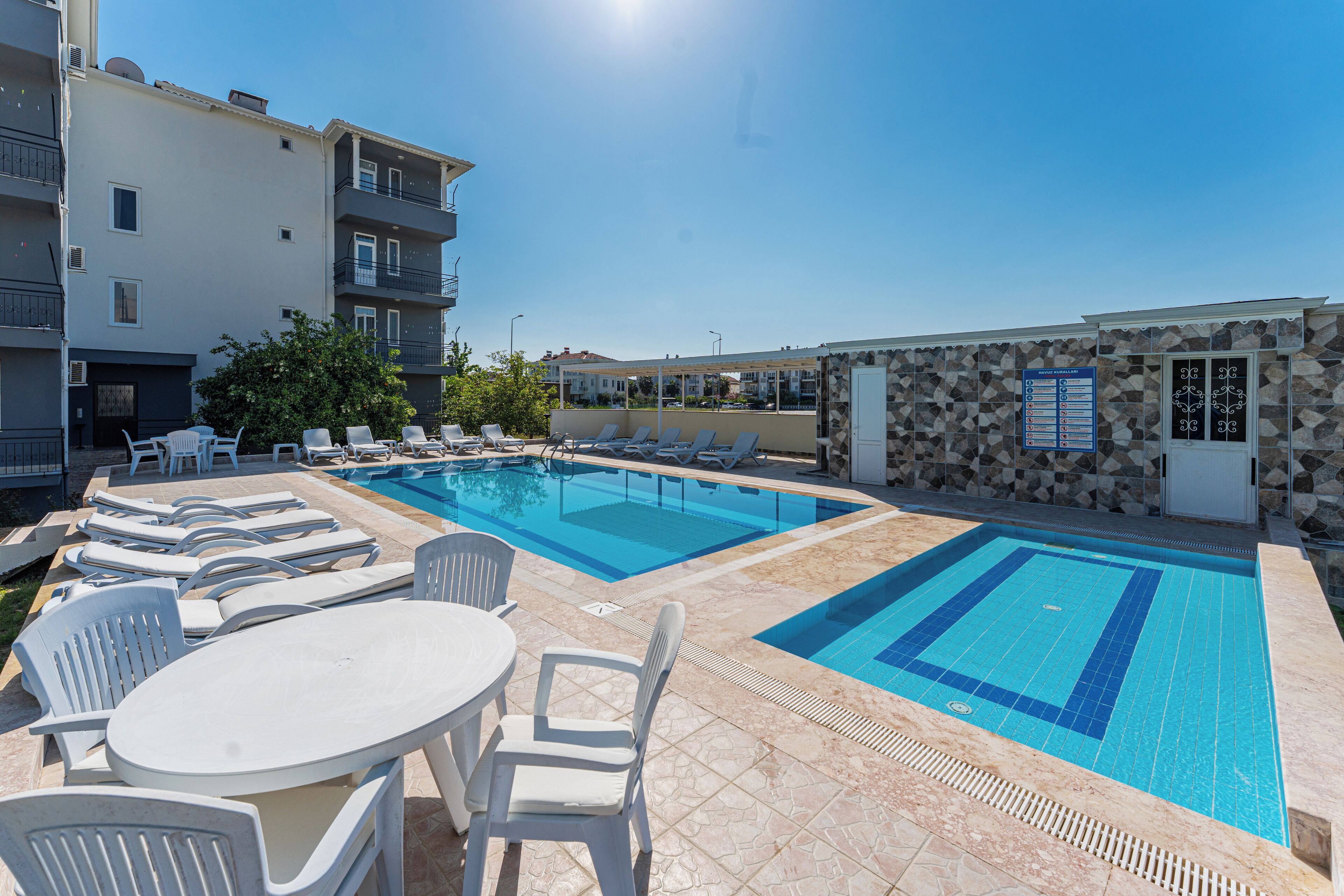 Seasonal outdoor pool