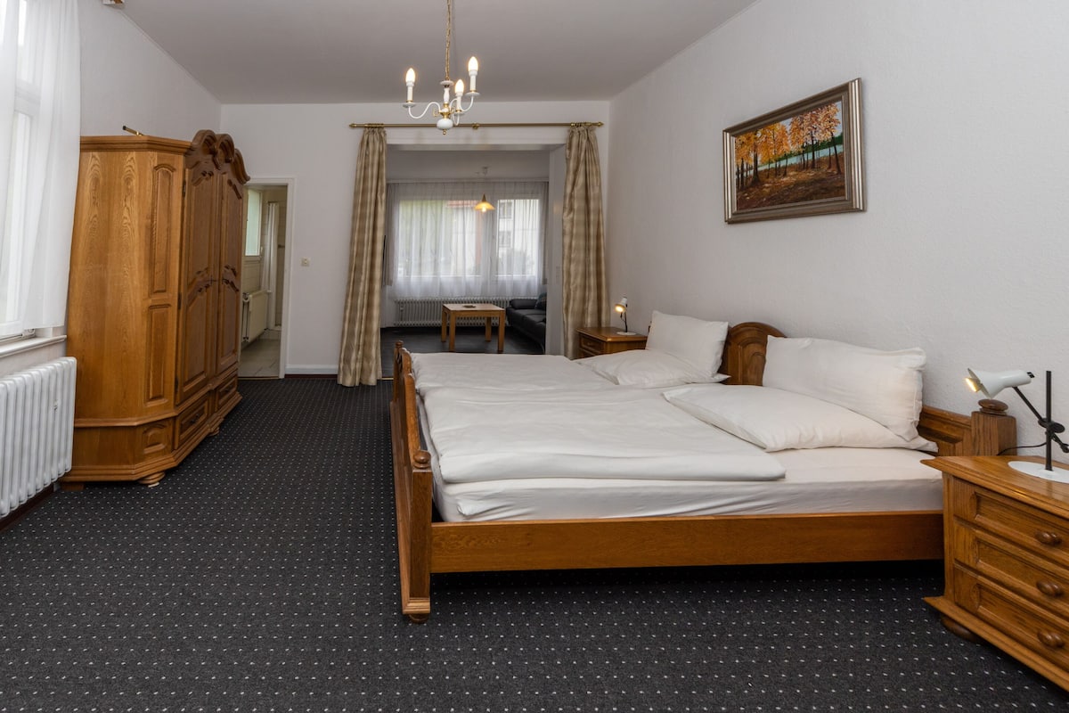 Habitación clásica con 2 camas individuales, baño privado, vistas a la ciudad | 1 dormitorio, mobiliario individual, escritorio