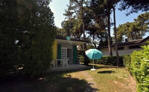 Villa, 3 Bedrooms, Patio, Garden View | Terrace/patio - Semi Detached Villa With Private Fenced Garden in Lignano Pineta (Lignano Sabbiadoro)