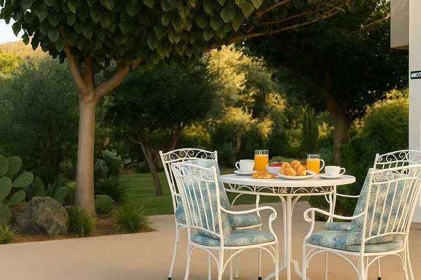 Outside sitting area