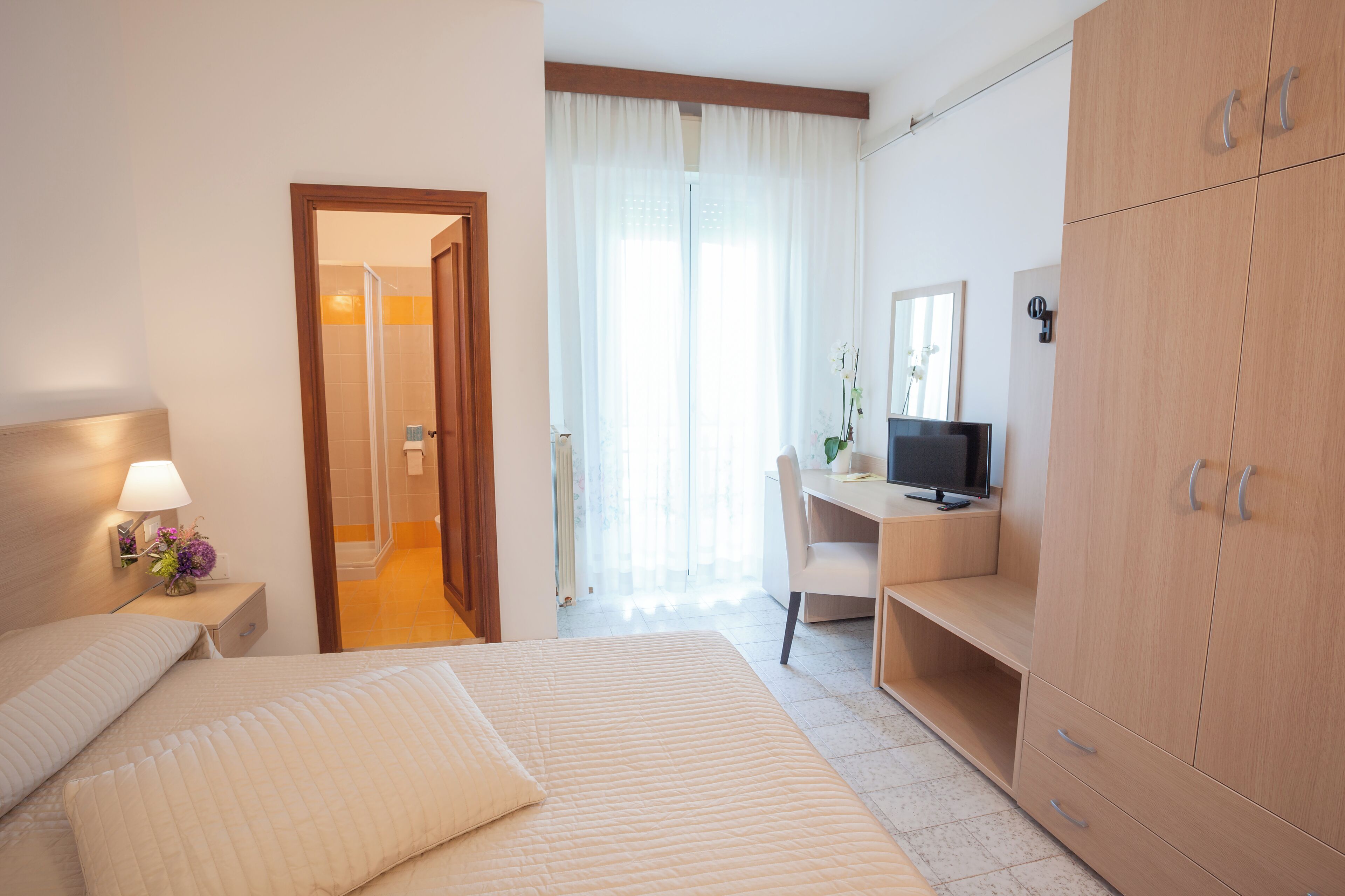 Chambre Double, balcon