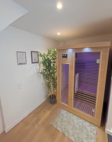 Sauna. House with Sauna - 1 bedroom - 2 to 4 people